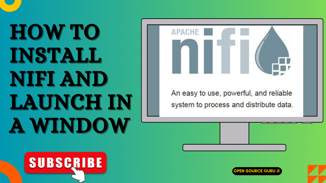 Install Nifi in window machine.