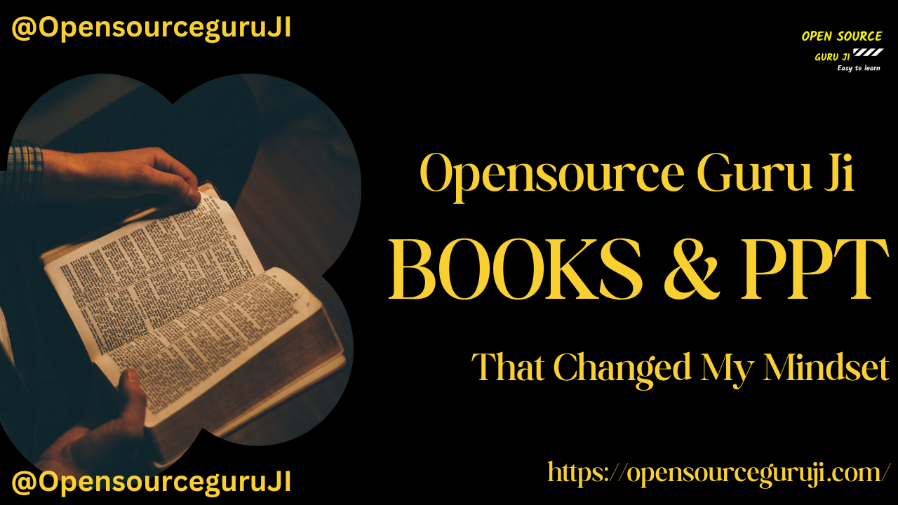 Books and PPT club Opensource guruji